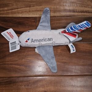 NWT American Airlines Plush Aircraft Airplane Toy Travel Collectible NEW